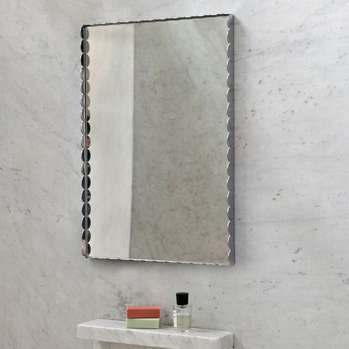 Hay Arcs Mirror Rectangle Small - Mirrored