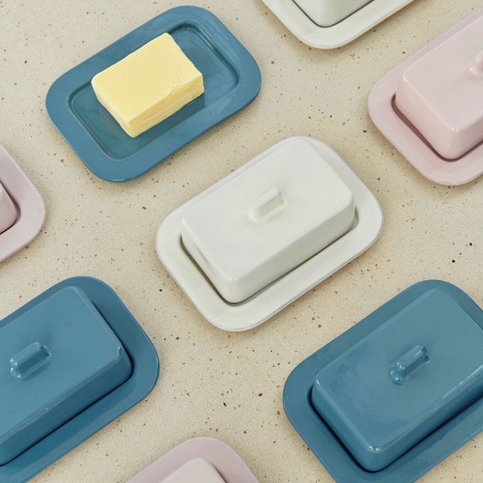HAY Barro Butter Dish - Off White