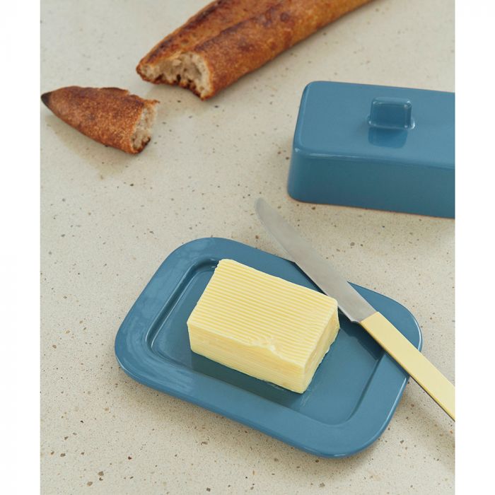 HAY Barro Butter Dish - Dark Blue