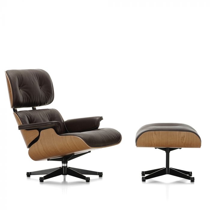 Vitra Eames Lounge Chair & Ottoman - American Cherry