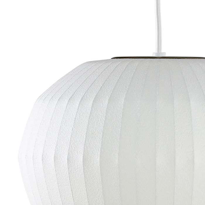 George Nelson Angled Sphere Bubble Pendant Light