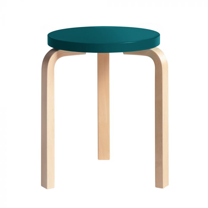 Artek Stool 60 - Petrol Lacquer