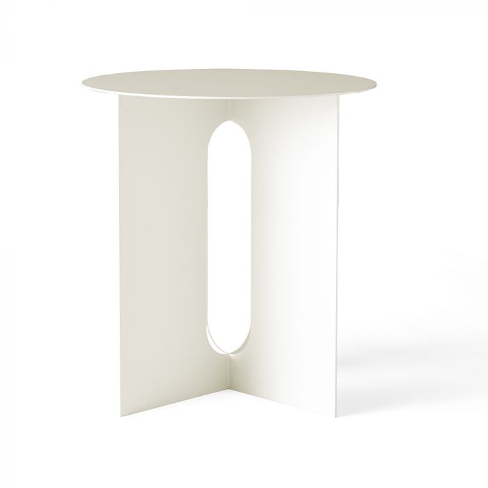 Audo Copenhagen Androgyne Side Table - Ivory Ø40cm