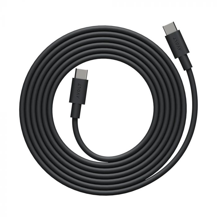 AVOLT Cable 1 USB-C to USB-C - Stockholm Black