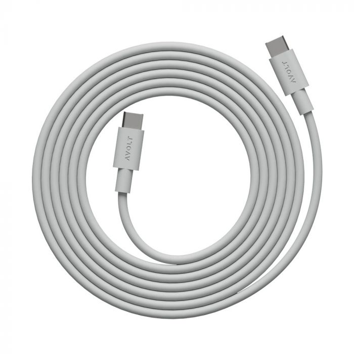 AVOLT Cable 1 USB-C to USB-C - Gotland Grey