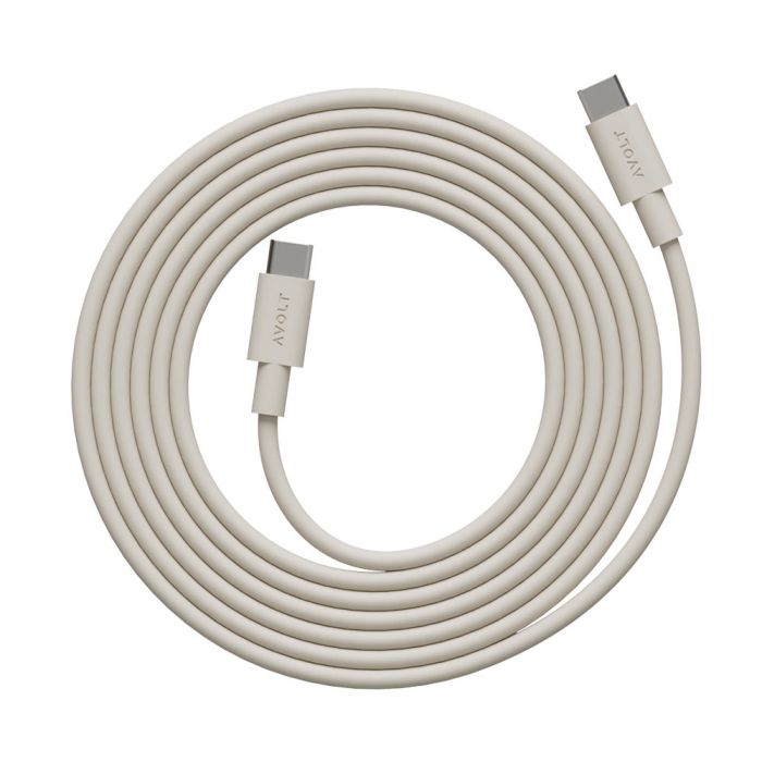 AVOLT Cable 1 USB-C to USB-C - Nomad Sand