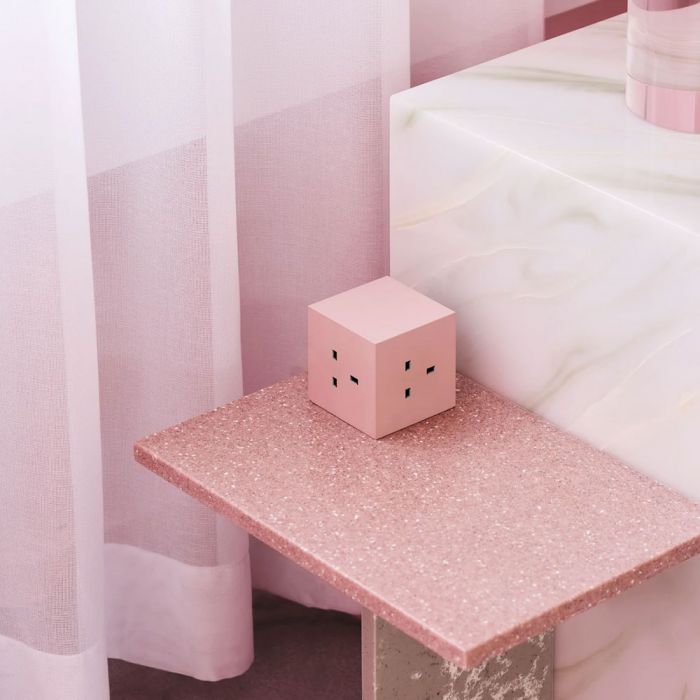 AVOLT Square 1 UK Power Extension Lead - New Pink