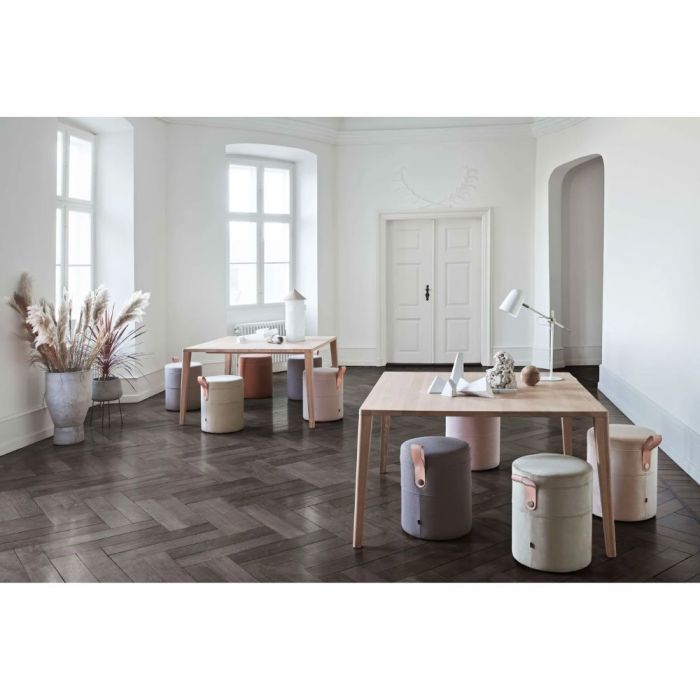 Simple square store dining table
