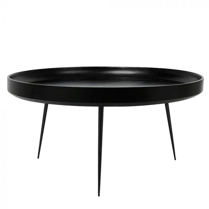 Mater Bowl Table XL Black Mango Wood