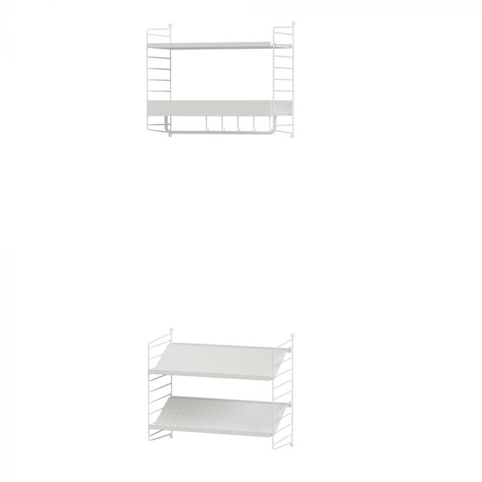 Shelving for hallway new arrivals
