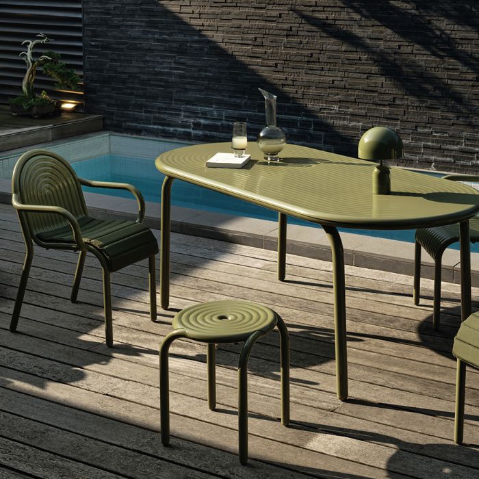 Tom Dixon Groove Outdoor Stool