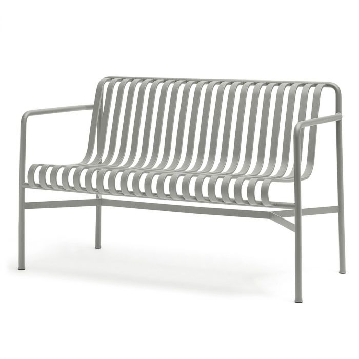 Hay Palissade Garden Dining Bench, Bench With Arms
