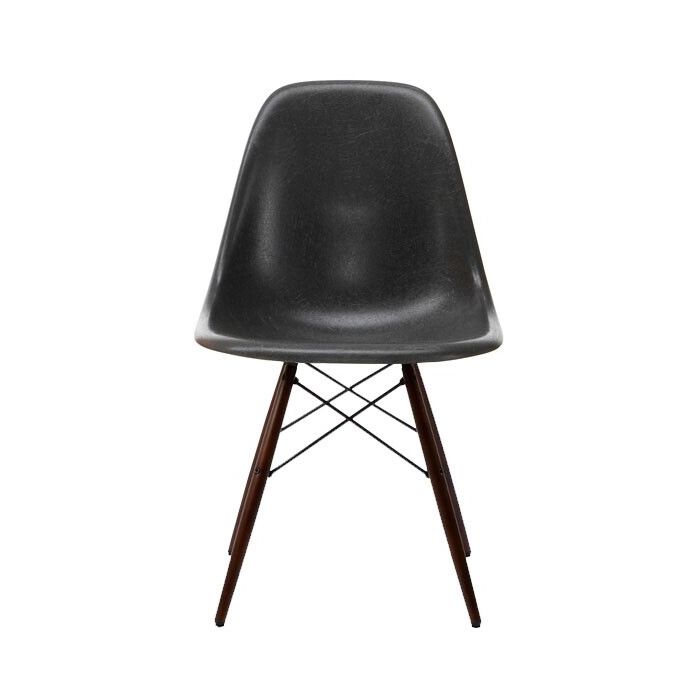 Vitra Eames DSW Fiberglass Chair, Elephant Hide Grey