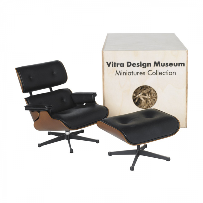 Vitra Miniature 1956 Eames Lounge Chair & Ottoman