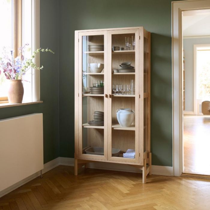 FDB Møbler A90 Glass Cabinet - Tall