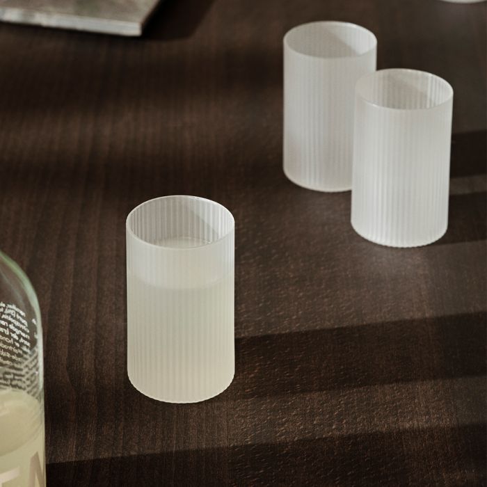 Ferm Living Set of 4 Frosted Ripple Verrines