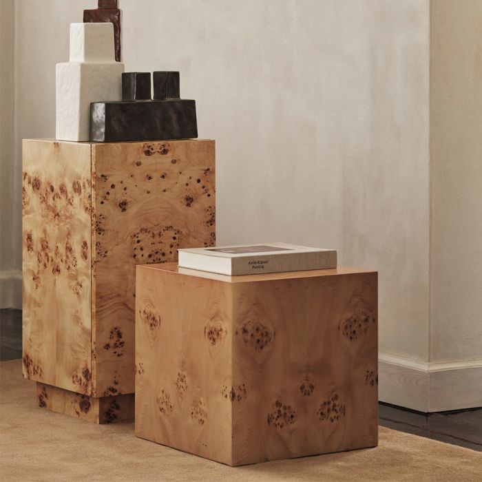 Ferm Living Burl Cube Side Table