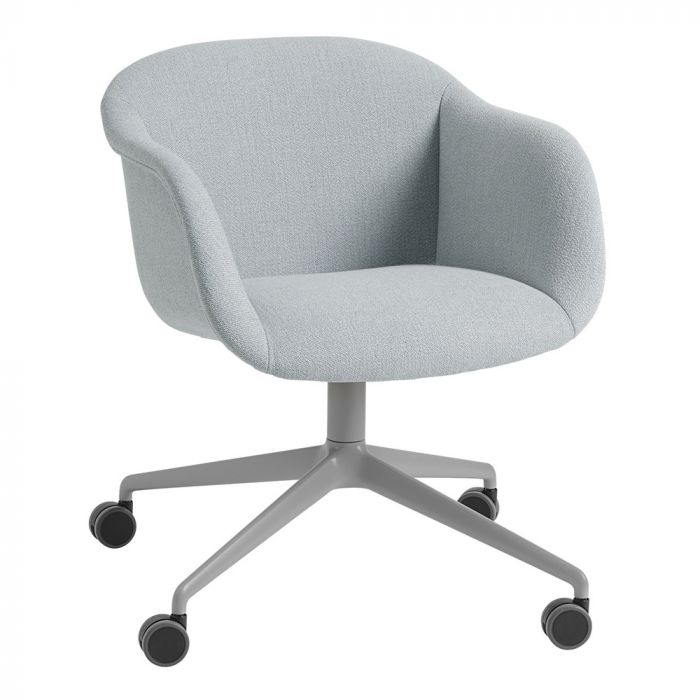 Muuto Fiber Soft Armchair - Swivel Base w. Castors
