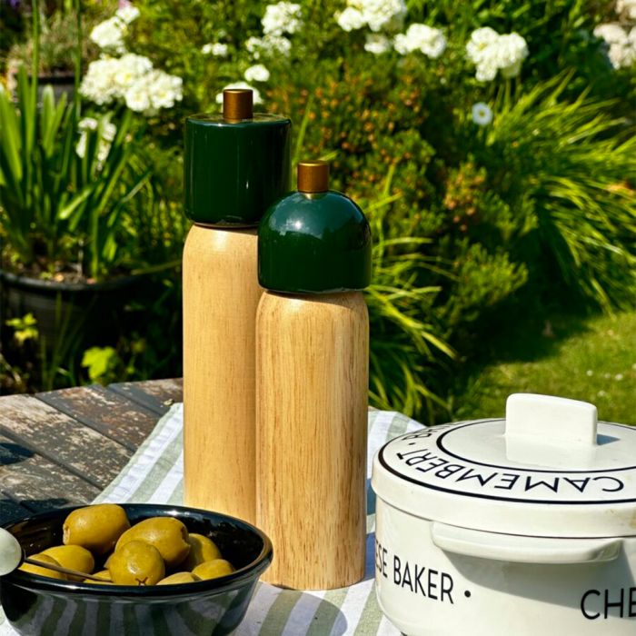 MAEGEN Salt & Pepper Grinder - Green & Gold