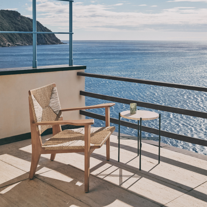 Gubi F-Chair Outdoor Loung Chair 