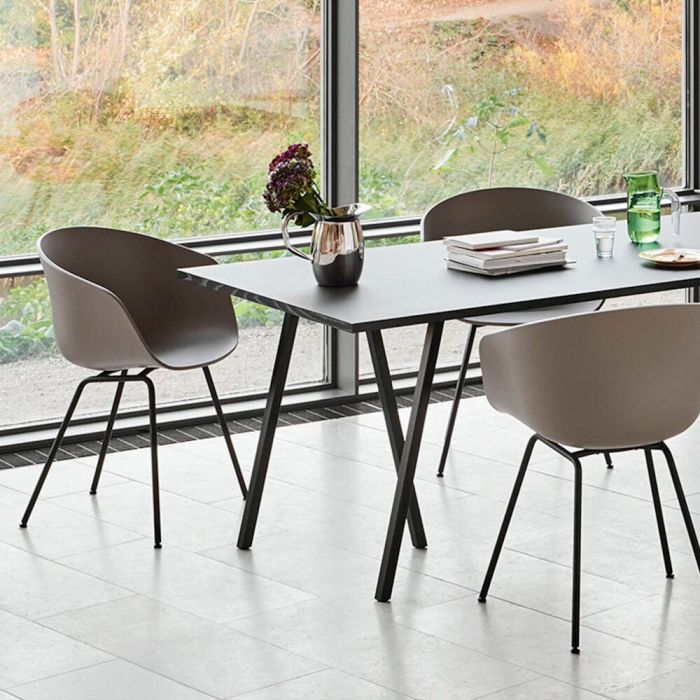 Hay Loop Stand Rectangular Dining Table | UK