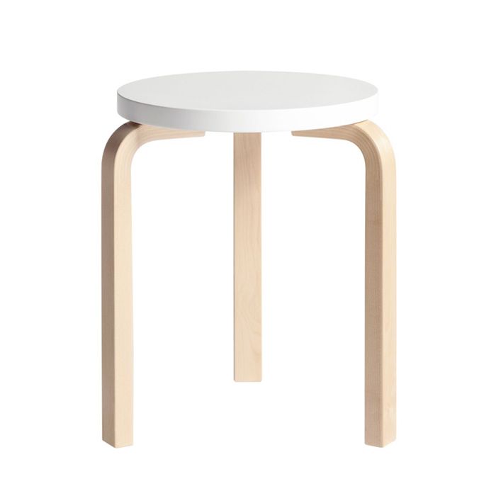 Artek Stool 60 - White Lacquer