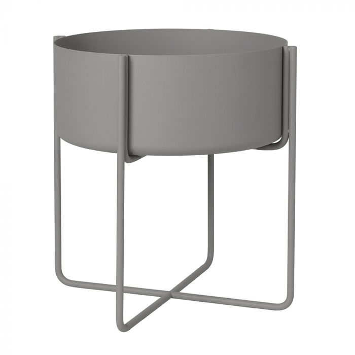 Kena Plant Stand Large - Steel Grey