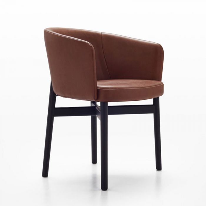 Knoll Krusin Barrel Dining Armchair 016