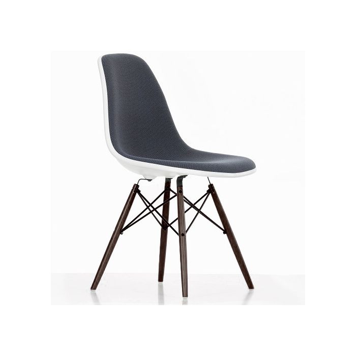 Vitra Eames DSW Plastic Upholstered Chair