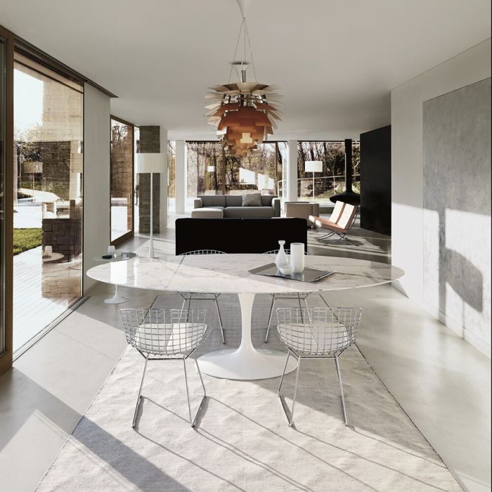 Tulip round dining hot sale table
