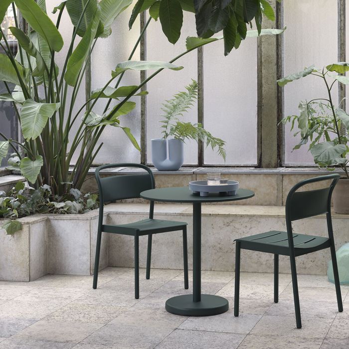 Muuto Linear Steel Café Table Round