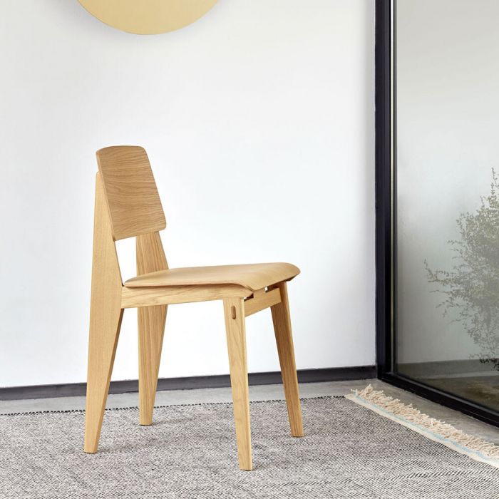 Vitra Prouve Chaise Tout Bois Chair