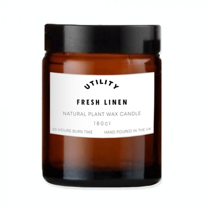 Utility Fresh Linen - Natural Plant Wax Candle 