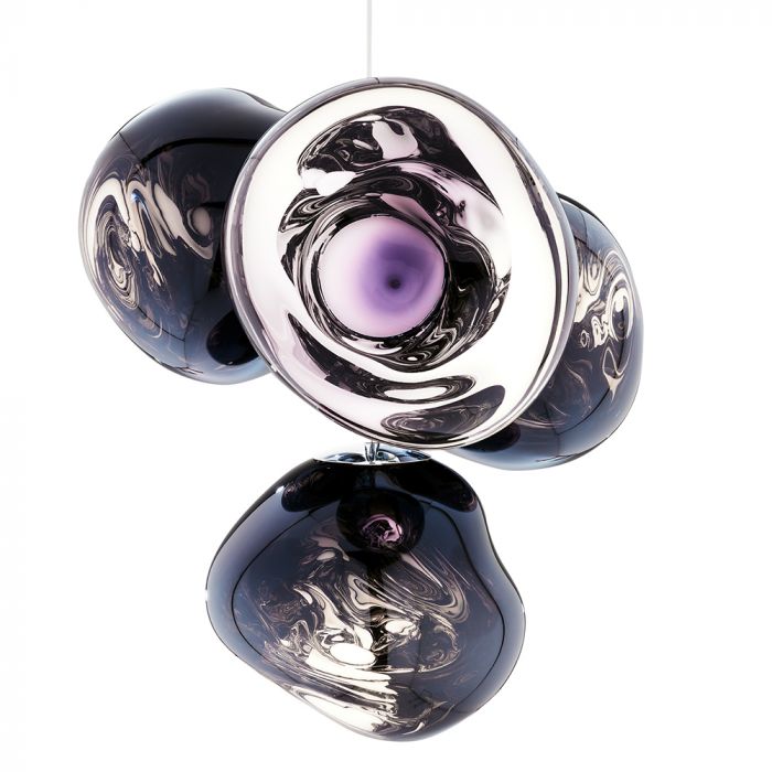 Tom Dixon Small Melt Chandelier - Smoke