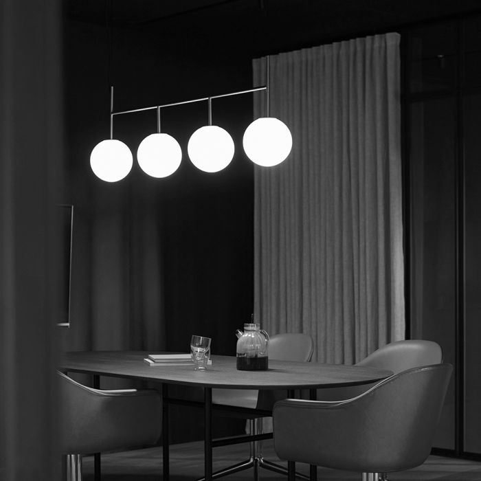Audo TR Bulb Frame Suspension Light Matt Opal
