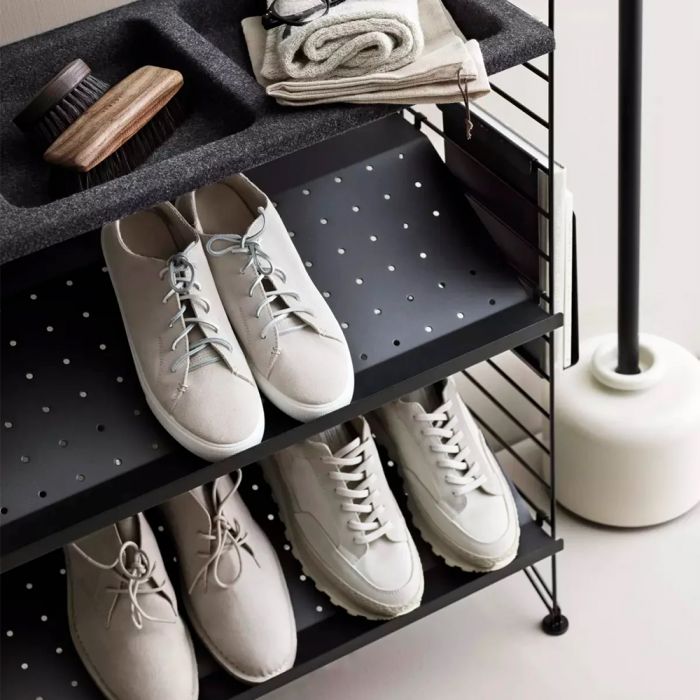 String Shelving - Metal Shoe Shelf
