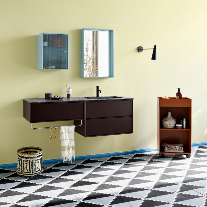 Montana Ripple Bathroom Cabinet