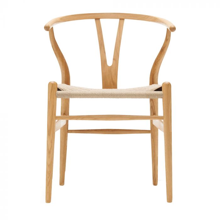 Carl Hansen & Son CH24 Wishbone Chair, Oiled Oak, Natural Papercord