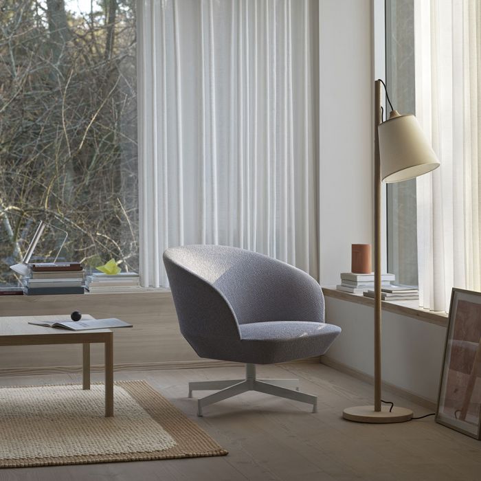 Muuto Oslo Lounge Chair - Swivel Base