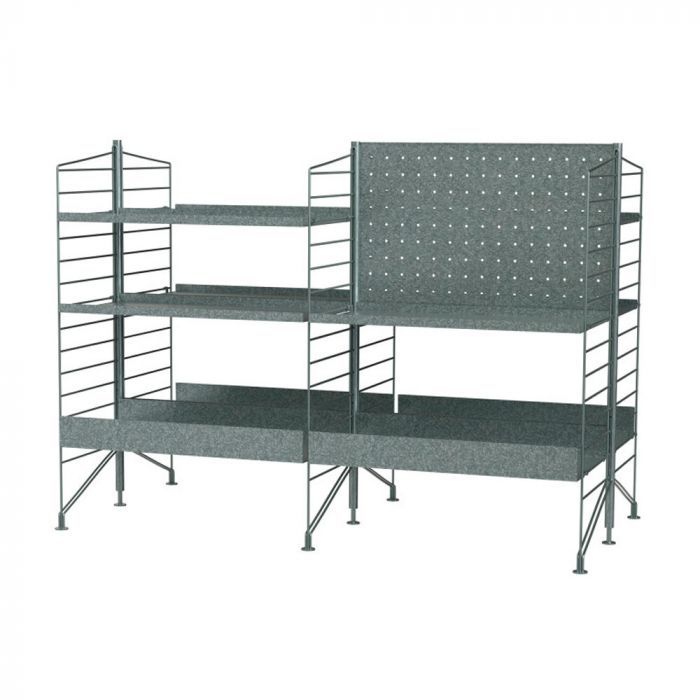 String Shelving Outdoor Freestanding Bundle L