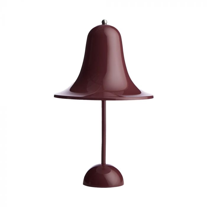 Verpan Pantop Portable Table Lamp - Burgundy