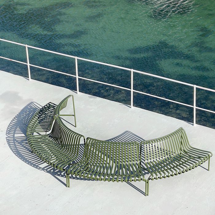 HAY Palissade Park Dining Bench - Out/Out Starter Set 