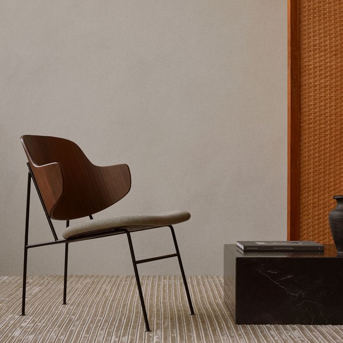 Audo Copenhagen Penguin Lounge Chair - Upholstered Seat