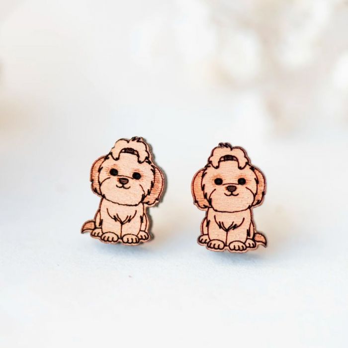 Dog earrings new arrivals
