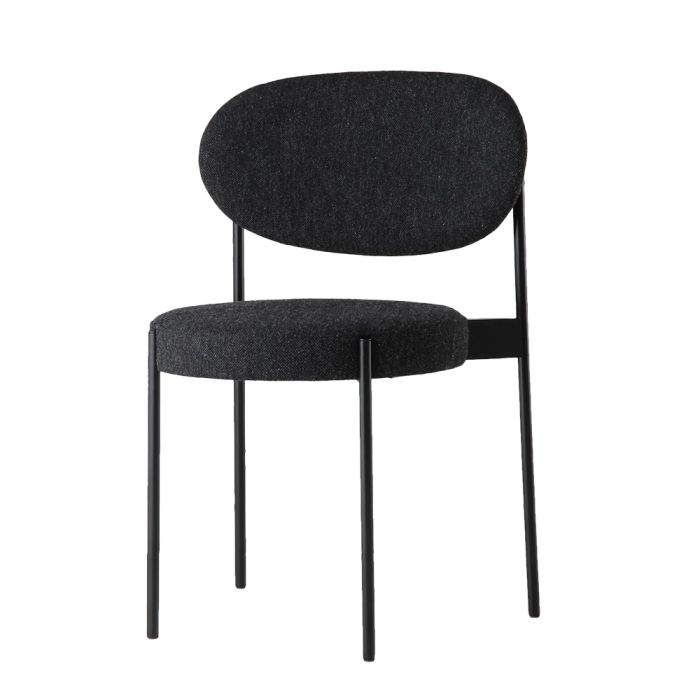 Verpan Series 430 Chair, Black Frame - Set of 2