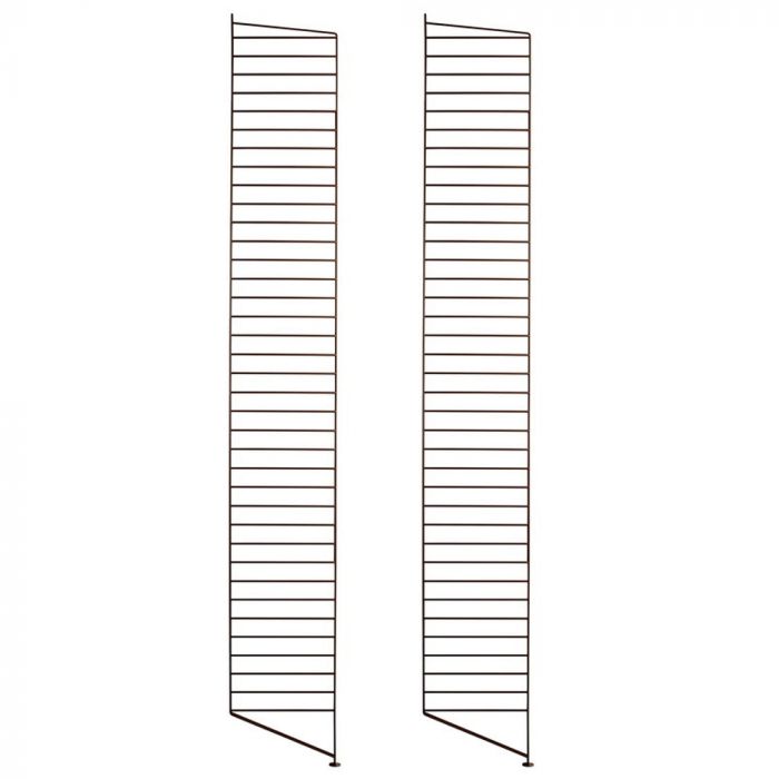 String Floor Panel 200x30cm 2 Pack Brown