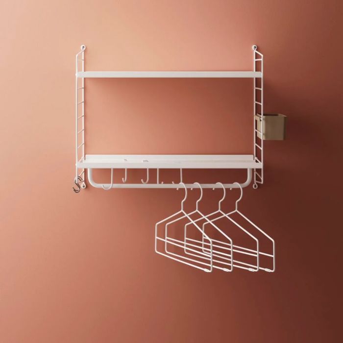 String Shelving Coat Hanger - Pack of 4