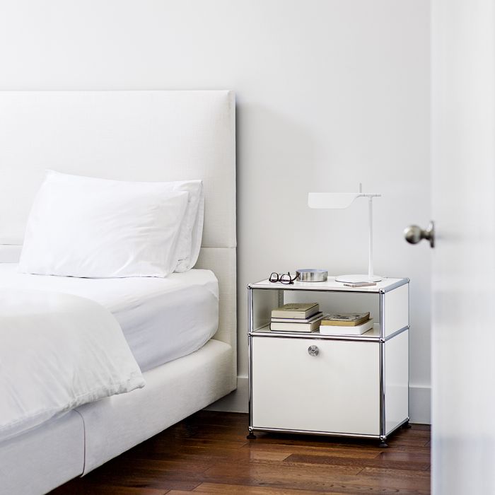 Modular bedside outlet table