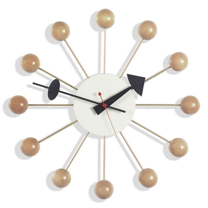 Vitra Ball Clock - Natural Beech