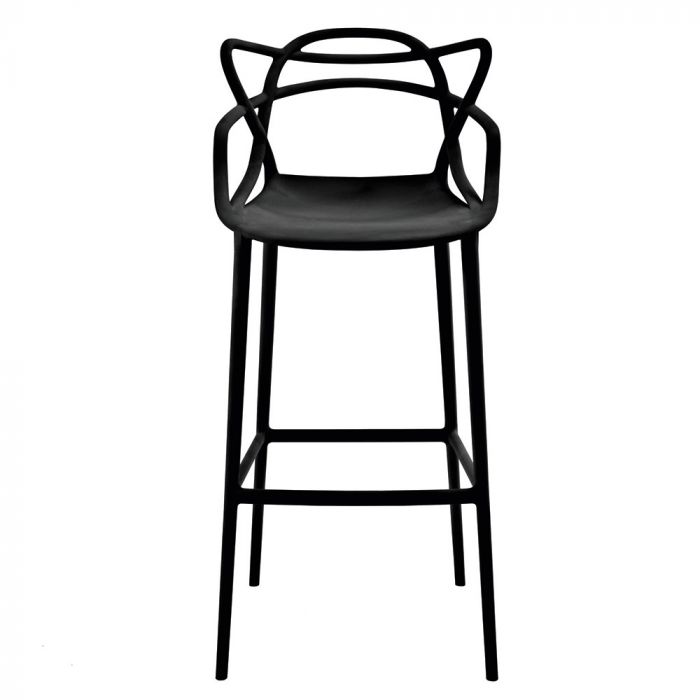 Kartell Masters Stool Utility Design Uk, Kartell Masters Inspired Modern Designer Bar Stool Chair In Grey